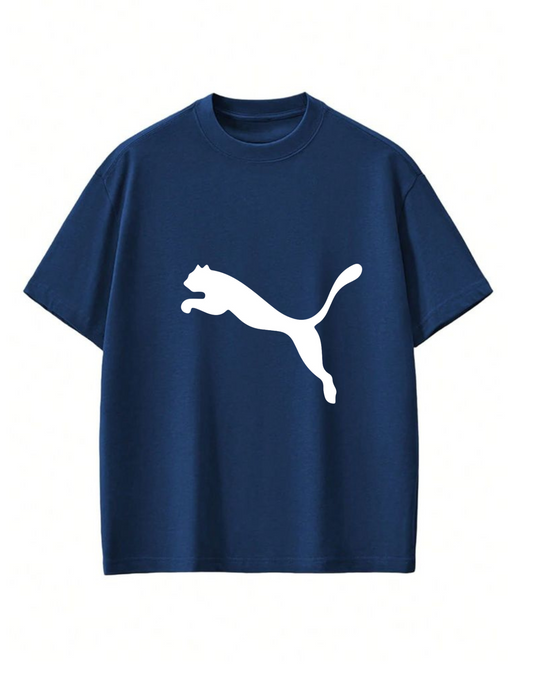 Puma branded t-shirt oversized|| Simple also